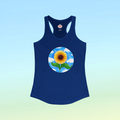 Sunflower Summer Racerback Tank