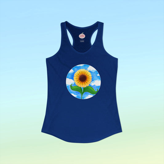 Sunflower Summer Racerback Tank