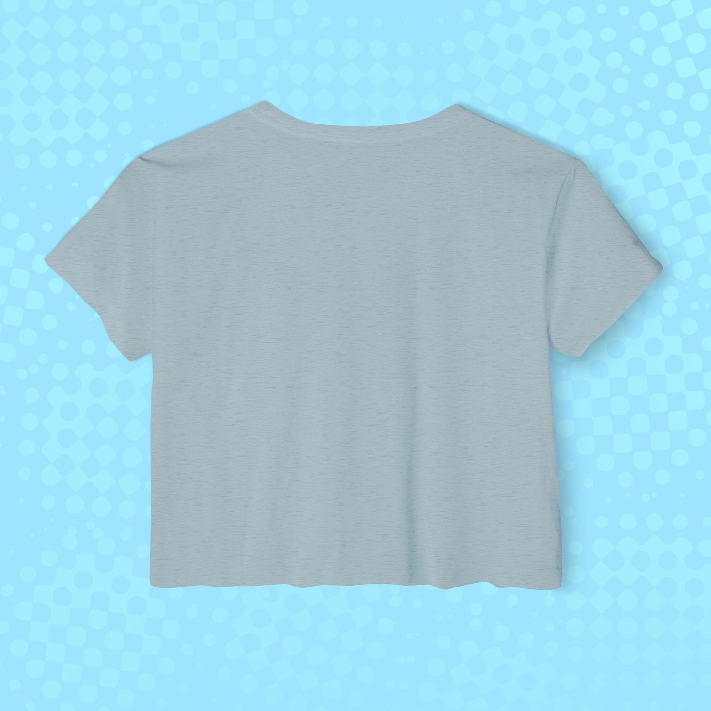 Crab Castle Cropped Tee — Sandcastle Beach Crop Top Shirt