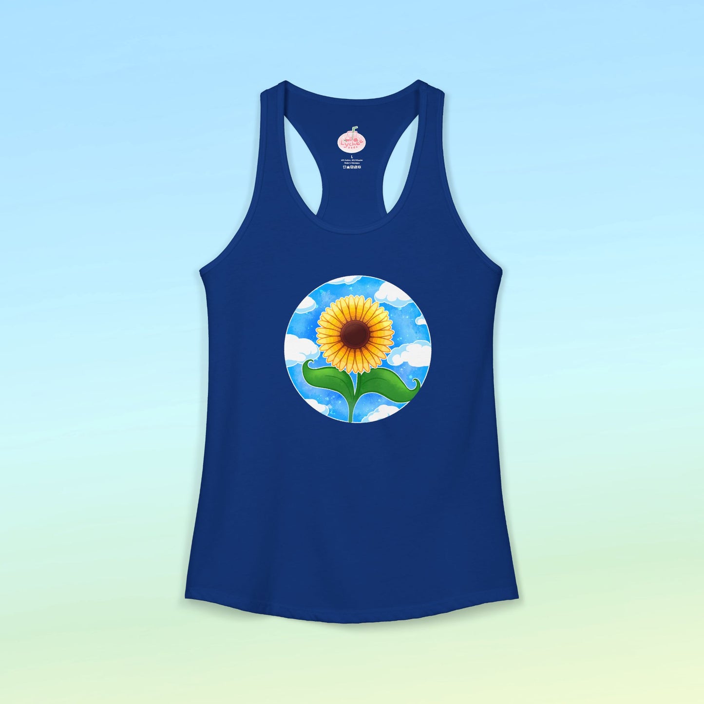 Sunflower Summer Racerback Tank
