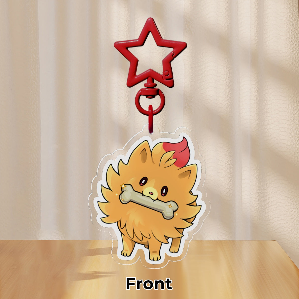 Pombon Rare bone! Double-sided Charm Keychain