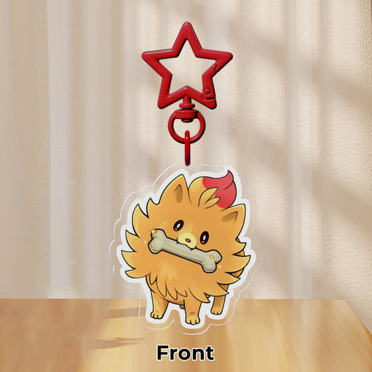 Pombon Rare bone! Double-sided Charm Keychain