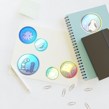 Ocean Friends Sticker Sheet — Cute Sea Creatures Sticker Set
