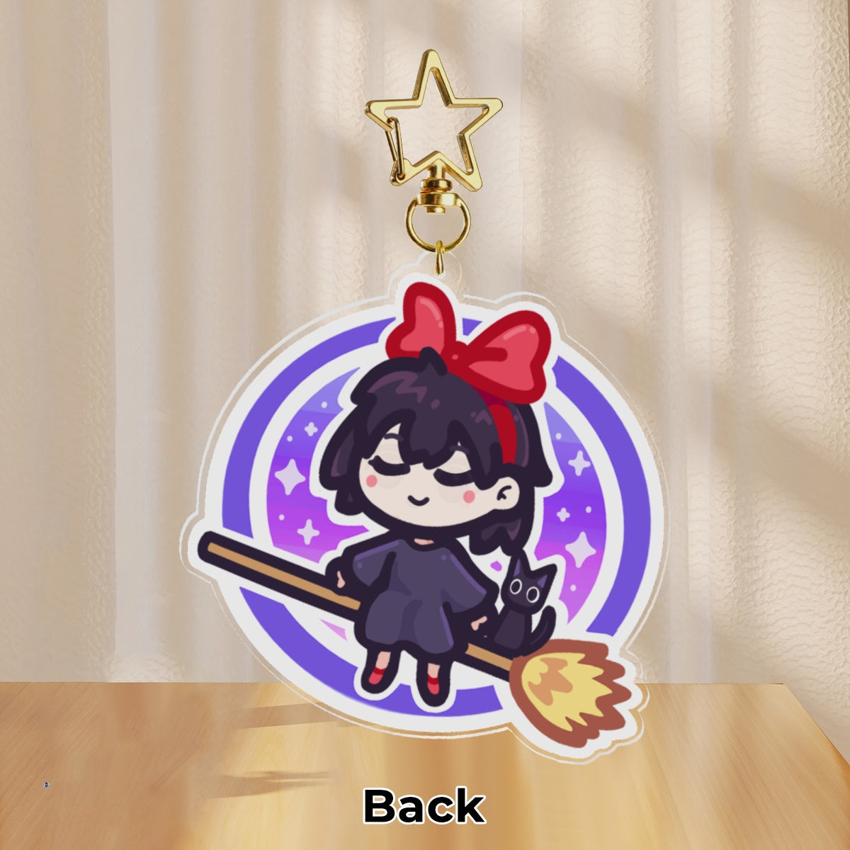 Double-Sided Kiki & Jiji Keychain